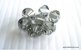Swarovski Bicone Art 5328 Black Diamond 8mm
